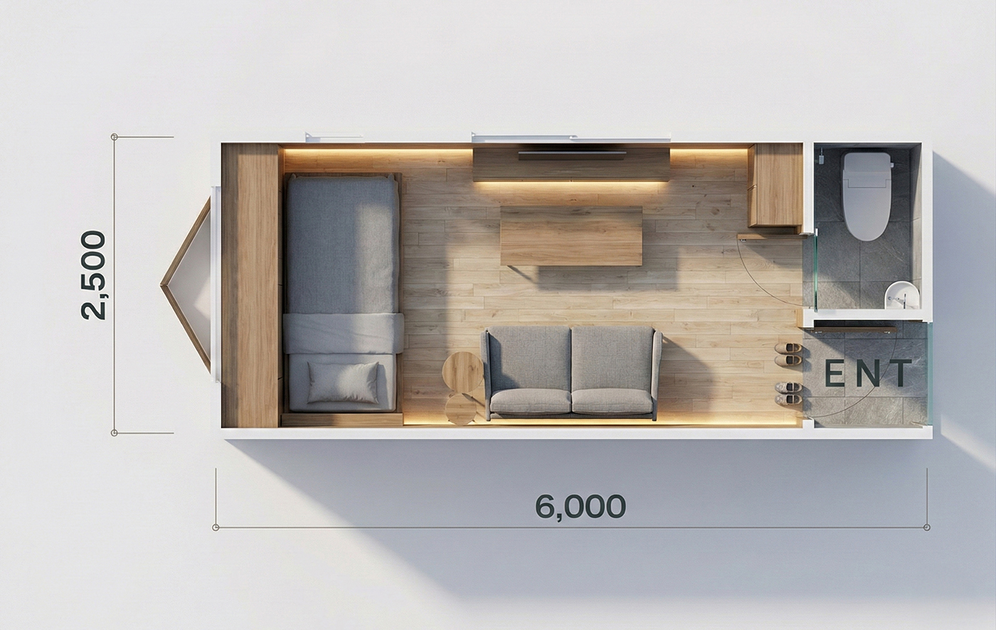 Guest House Floor Plan